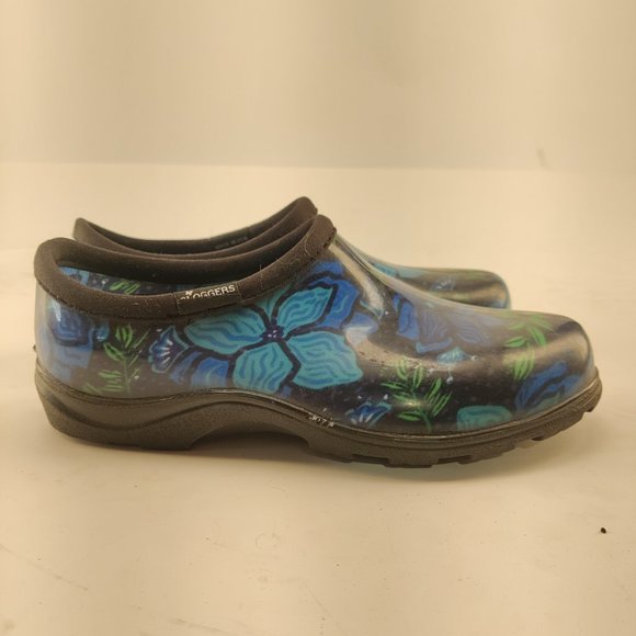 Sloggers - Floral Rubber Clogs - Size 7 - Picture 3 of 7